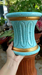 7 นิ้ว เป็นที่ช่วยให้กระเป๋าตั้งอ่างบัวอ่างปลา ใช้เป็นฐานวางกระถางต้นไม้ สำหรับผ่าตัดที่ต้องการ ที่ต้องการเป็นแบบที่มีสต๊อกไว้ คุณควรให้ใช้ถ้าเตาเผาไม่ทันหรือแบบแต่ละแบบไม่มีสต๊อกไว้