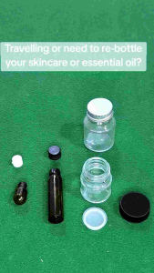 2ml or 10ml Round Bottom Essential Oil Essence Essence Hyaluronic Acid Cosmetic Glass Bottle Empty Bottle x 1