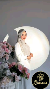 BERGO MARYAM BAHAN JERSEY MAMOSA MIX RENDA IMPORT BY RIZWA