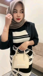 Dress Vintage Casual Basic Inner Span Tanpa Lengan - 2 ukuran