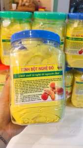 Tinh bột nghệ nếp đỏ nguyên chất 100% 500gr (làm đẹp da chống bệnh ung thư gan mất tiểu đường tim mạch huyết áp Alzheimer đột quỵ xóa mờ vết thâm nám)-đặc sản tây bắc 333