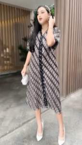 Daster SENO SOGAN LD 120cm PREMIUM QUALITY BY ALESHA BATIK