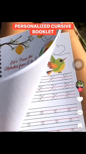 CURSIVE BOOKLET PERSONALIZED FOR KIDS