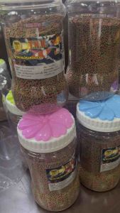 อาหารปลาสวยงามยกโหลขวดใหญ่12ขวด(ขวดล่ะ120กรัม)