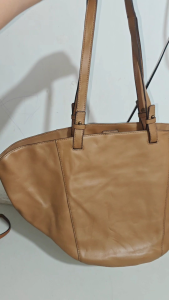 Preloved Decke Brown Tote BagGenuine Leather Bag