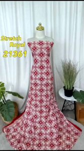 Kain Rayon Viscose Per 0.5Meter Katun Rayon Viscose Premium Motif Batik Etnik Rayon 233515 Kain Rayon Viscose Premiun