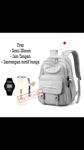 TAS ANAK RANSEL PEREMPUAN REMAJA MODEL OUR YOUTH GRATIS BOTOL MINUM JAM TANGAN GANTUNGAN TAS / TAS RANSEL ANAK PEREMPUAN / TAS SEKOLAH ANAK / RANSEL ANAK / TAS ANAK SEKOLAH SD SMP/ TAS ANAK KAPASITAS BESAR RUANG BANYAK / TAS ANAK / RANSEL ANAK