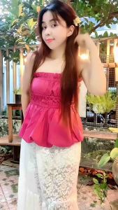 Set áo ống + chân váy ren 2 lớp hàng L1