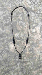 สร้อยพระ ถัก3ห่วง เชือกนิ่ม 1.5 มม.ถักเชือกเทียนแขวนพระได้3องค์ปรับสั้นยาวได้ถักหุ้มปมปรับรูดสวยงาม เชือกนิ่ม ใส่สบายไม่อมเหงื่อ