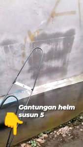 Hanger gantungan helm rak pengait gantung 5 susun termurah