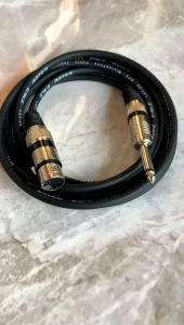 Kabel microphone jack akai mono to xlr female / kabel mic /kabel toa