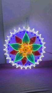 Capiz lantern Christmas decor Parol Poinsettia 25inches w/LED Lights