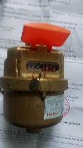 Đồng hồ thân đồng Cấp C Malaysia đo khối lượng nước sạchsinh hoạtcăn hộ...