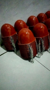 50 pcs wadah pakan ayam plastik