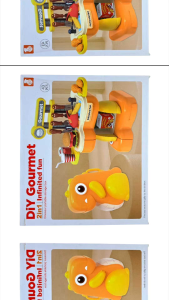 DIY 2-in-1 Dinosaur Gourmet & Hand Carry Suitcase Play Set for Kids