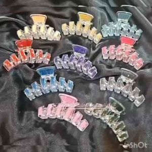 JEPIT RAMBUT TRANSPARAN GLOSSY IMPORT / JEPIT RAMBUT ZIGZAG ELEGAN / JEDAI BENING ZIGZAG VINTAGE / JEPITAN RAMBUT MODEL BARU / JEPIT RAMBUT KOREAN STYLE / ZIG ZAG TRANSPARENT HAIRCLAW / KSR2734