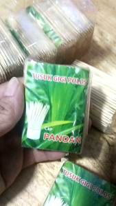 Tusuk Gigi Polos Pandan Berat 50gr