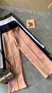 Celana Kulot Scuba Premium Tebal Import Resleting Depan Haighwaist Zipper Kulot Scuba Premium Celana Scuba Wanita Murah Celana Scuba Cubit Wanita Kulot Scuba Pants Kulot Scuba Jumbo xxl Celana Kerja Cewek Celana Kantor Wanita Bahan Scuba Batik Pekalongan