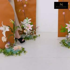 Nicholas Edison Heel Elga Sandal Platform Slip on Tali Silang Terbaru