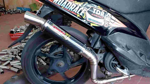 Silencer Knalpot Daeng 4 Karbon Free Lazer Nama Inlet 38/50
