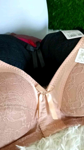 Plus Size Women Bra Non-wired Thin Sponge Bra Breathable Wireless Underwear /010  Baju Dalam Wanita  Size 36-50 Saiz Besar Tanpa Dawai Span Nipis Cotton