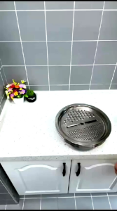 BASKOM STAINLESS 3 IN 1 / Parutan Saringan Sayur Dan Buah Multifungsi