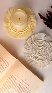 Macramé Handmade Coaster | Bohemia Style Tableware