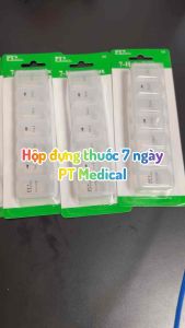 Hộp nhựa đựng thuoc 7 ngày tiện lợi PT Medical