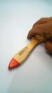 Kuas cat ukuran 2 inchi gagang kayu bulu halus tebal alat menggambar melukis