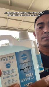 Animo Lens Cleaner- Cairan Pembersih Kacamata Refill 1 L free 30ml