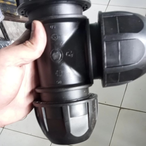 sambungan pipa hdpe EQUAL TEE ukuran 50mm atau 1 1/2 inch