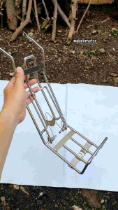 Rak Tengah Honda Astrea Grand Legenda impresa Sabit Krom Besi Tebal