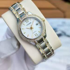 Đồng Hồ Nữ Citizen FE1234-50D Eco-Drive Size 30 MOP Dial Demi Gold