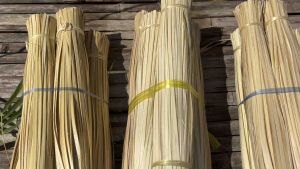 เส้นตอกมัดข้าวต้มชนิดบางเส้นอ่อนนิ่ม (ขาย1กิโลกรัมBamboo strands