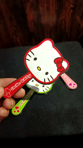 Isi 50pcs Souvenir Pernikahan Kaca Cermin Karakter Hello Kitty kemas plastik