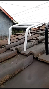 Pijakan Kaki Kursi Salon Bahan Besi 19mm Las Karbit Halus Berkualitas dan Termurah