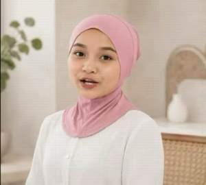 Inner Ninja Biasa & Ninja Dagu Tudung cotton premium Stretchable Inner hijab Muslimah Freesize Wanita