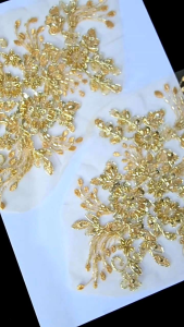 lace bordir full payet import wedding lace