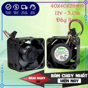 Quạt tản nhiệt phản lực Nidec 12v 315a 4cm (40x40x28mm) chính hãng mới