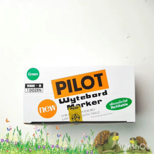 ปากกา ปากกาไวท์บอร์ด หัวแกลม ยี่ห้อไพล็อต ( pilot) มีทั้งแบบยกกล่อง 12 สี และแบบคละสี 6 สี