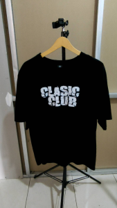 Kaos Oversized Tshirt Cl4sic Club Gambar Depan Belakang Kaos Oversize Wanita & Pria