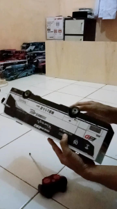 Mainan miniatur bus remot kontrol baterai cas telolet basuri tunggal jaya kids panda