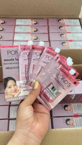 Kem dưỡng da sáng mịn kèm bảo vệ da ban ngày Pond’s Thái Lan | Hộp 6 gói tiện lợi | Dạng gói nhỏ dễ mang theo