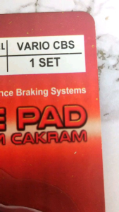 KAMPAS REM DEPAN CAKRAM DISPAD VARIO BEAT SCOOPY SPACY