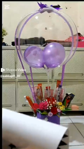 Stiker balon pvc custom nama