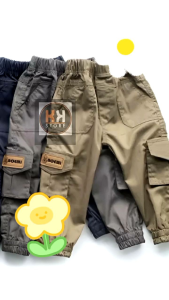 Celana Chino  Anak Laki-Laki Usia 2-12 Tahun Panjang Joger Cargo Outdorbawahan Chinos