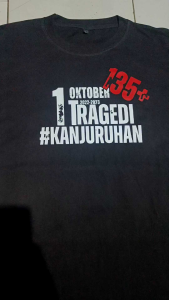 T-SHIRT KAOS 1 OKTOBER TRAGEDI KANJURUHAN