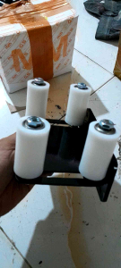 fullset brecket roller pagar dudukan roda atas pagar rumah pintu pagar dorong.