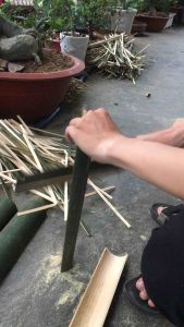 10 thanh Tre nứa làm lồng đèn làm khung trang trí