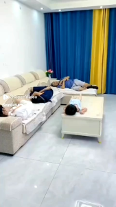 KASUR ANGIN INTEX DOUBLE WARNA BIRU GRATIS POMPA INJAK